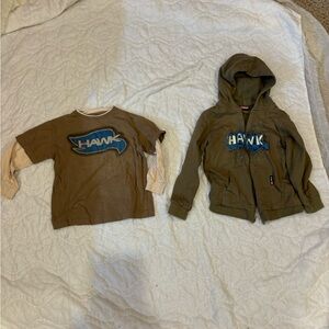 Tony Hawk Shirt & Jacket Size 7 Kids Set
